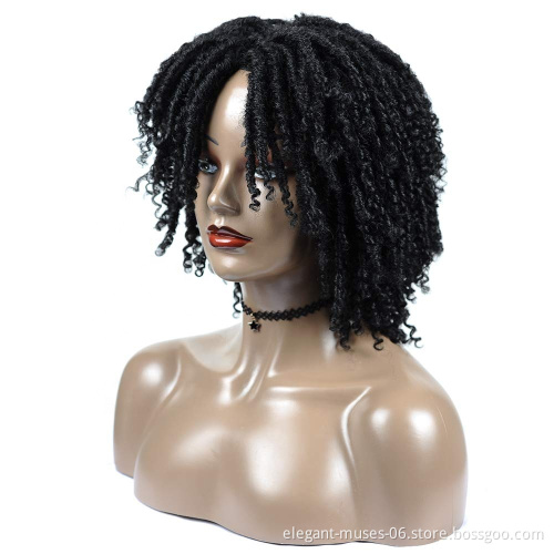 Wholesale Braided Wigs High Quality Ombre Colours Natural Women Black Wig Vendor Ombre Fiber Synthetic Braid Hair Wigs